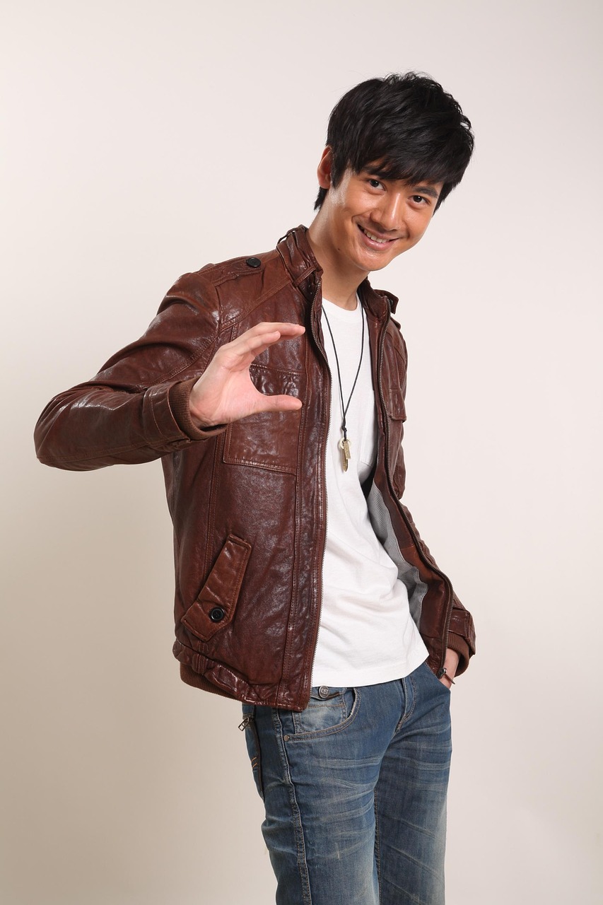 smile, man, handsome guy, asia, leather jacket, leather jacket, leather jacket, leather jacket, leather jacket, leather jacket