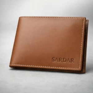 MENS LEATHER WALLETS brown genuine leather wallet for men – classic slim design